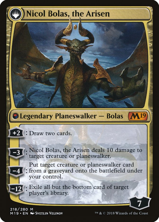 mtg nicol bolas cards Bolas, the Ravager // Nicol Bolas, the Arisen [Judge Gift Destroy target noncreature permanent Nicol bolas, 7 cards |