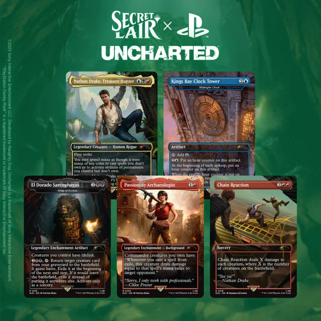 MTG - Secret Lair Series - PLAYSTATION SUPERDROP // Uncharted