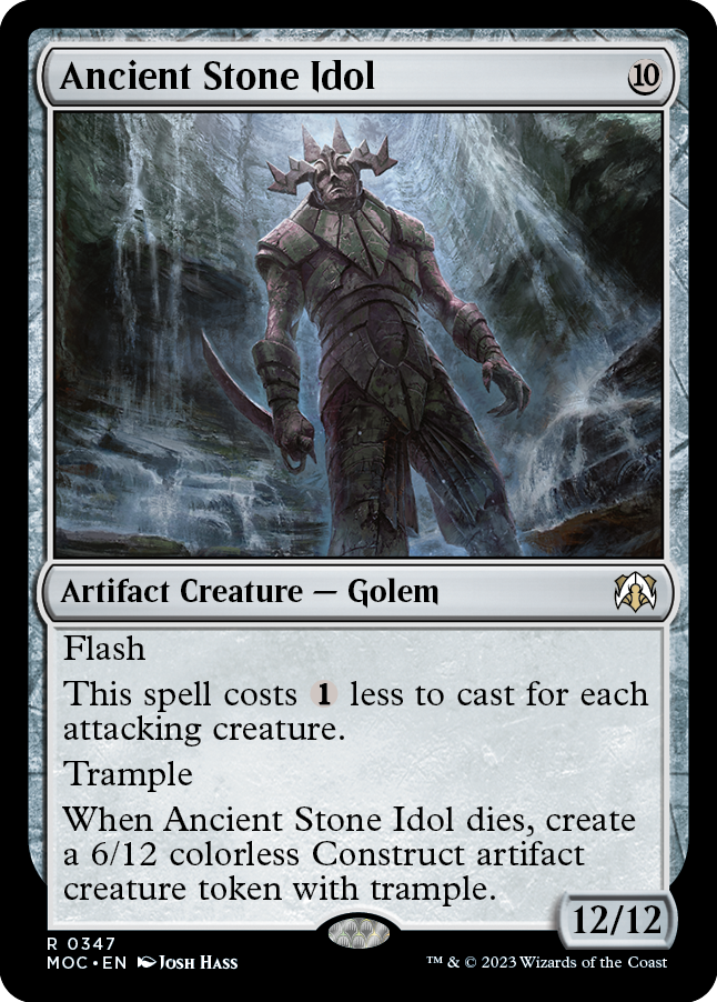 Ancient Stone Idol [March of the Machine Commander]