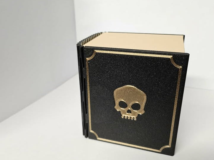 Deck Box - 3D Printed Deck Book - 100+ Black