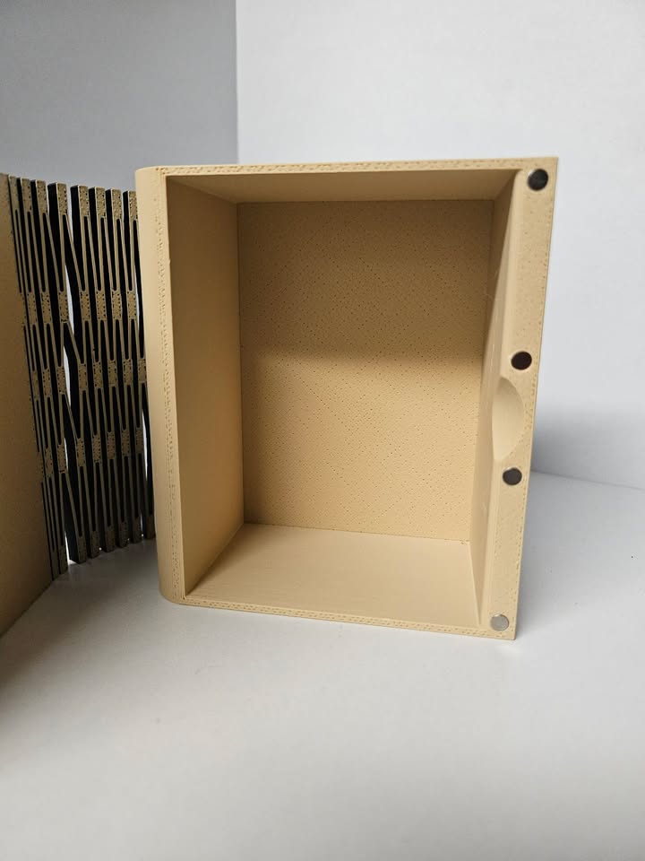 Deck Box - 3D Printed Deck Book - 75+ Black
