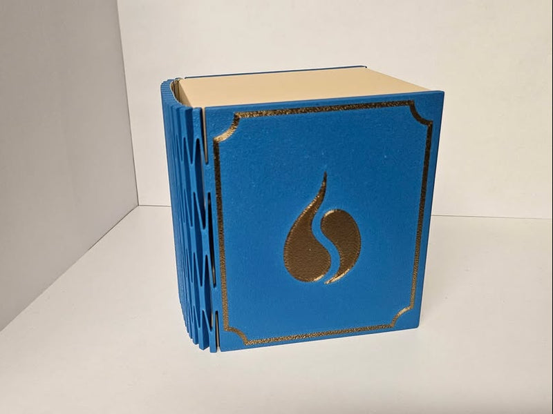 Deck Box - 3D Printed Deck Book - 100+ Blue