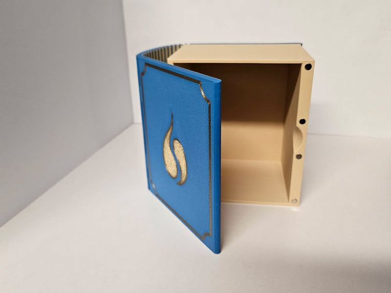 Deck Box - 3D Printed Deck Book - 100+ Blue