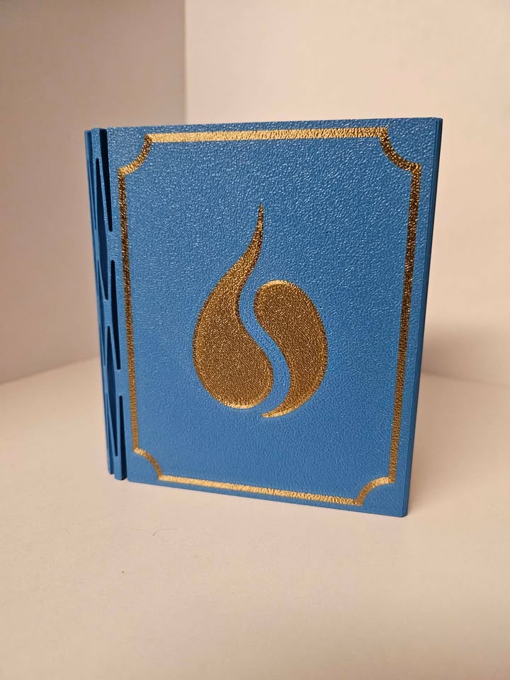 Deck Box - 3D Printed Deck Book - 75+ Blue