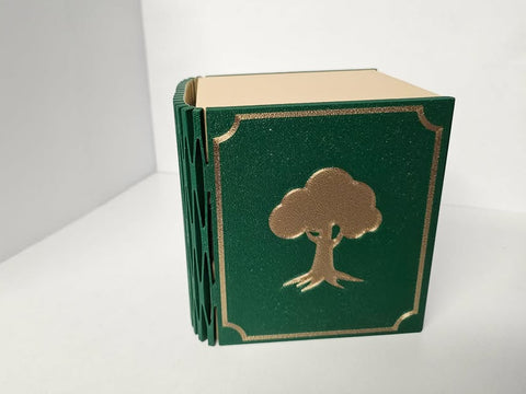 Deck Box - 3D Printed Deck Book - 100+ Green