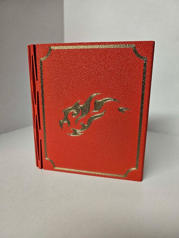 Deck Box - 3D Printed Deck Book - 75+ Red