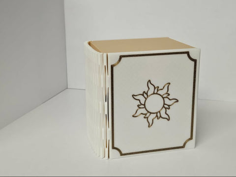 Deck Box - 3D Printed Deck Book - 100+ White
