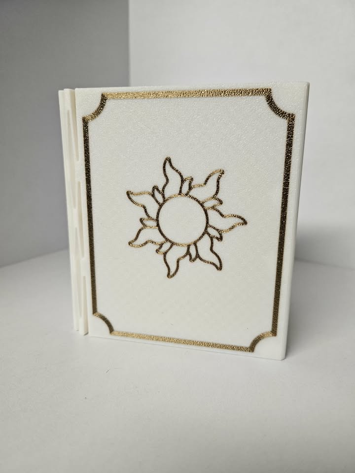 Deck Box - 3D Printed Deck Book - 75+ White