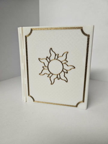 Deck Box - 3D Printed Deck Book - 75+ White