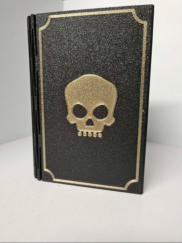 Deck Box - 3D Printed Deck Book - 75+ Black (w/ Tray)
