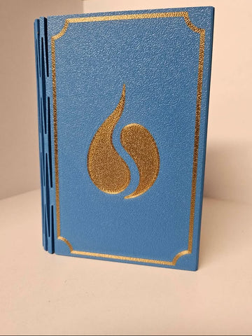 Deck Box - 3D Printed Deck Book - 75+ Blue (w/ Tray)