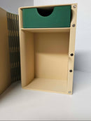 Deck Box - 3D Printed Deck Book - 75+ Green (w/ Tray)
