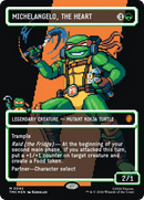 Michelangelo, the Heart (0092) (Borderless) [Teenage Mutant Ninja Turtles Commander]