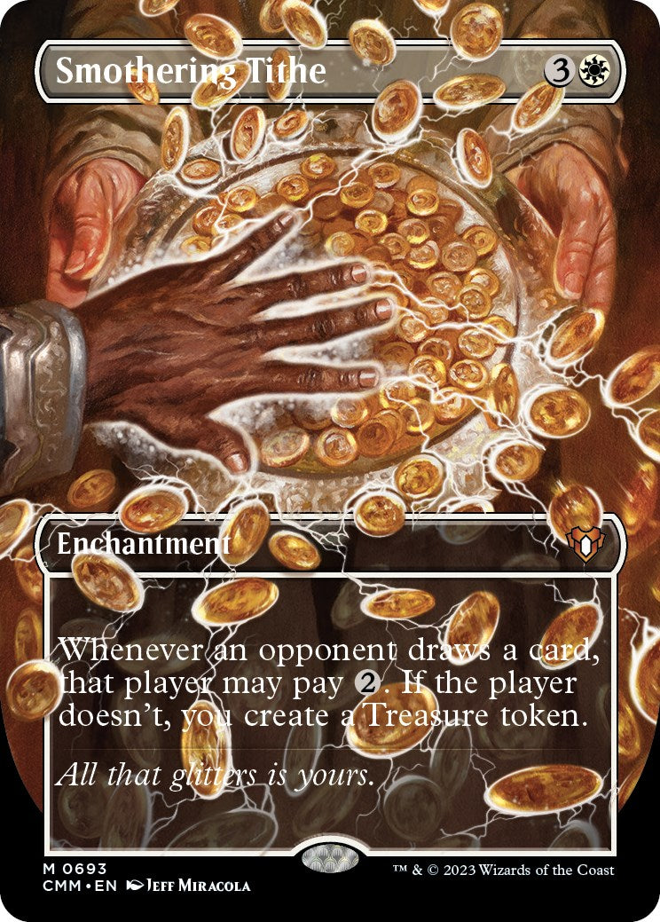 Smothering Tithe (Borderless Alternate Art) [Commander Masters]