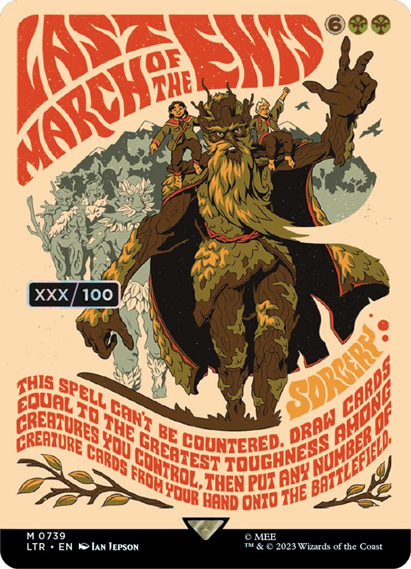 Last March of the Ents (Borderless Poster) (Serialized) [The Lord of t Last March of the Ents (Borderless Poster) (Serialized) [The Lord of t
