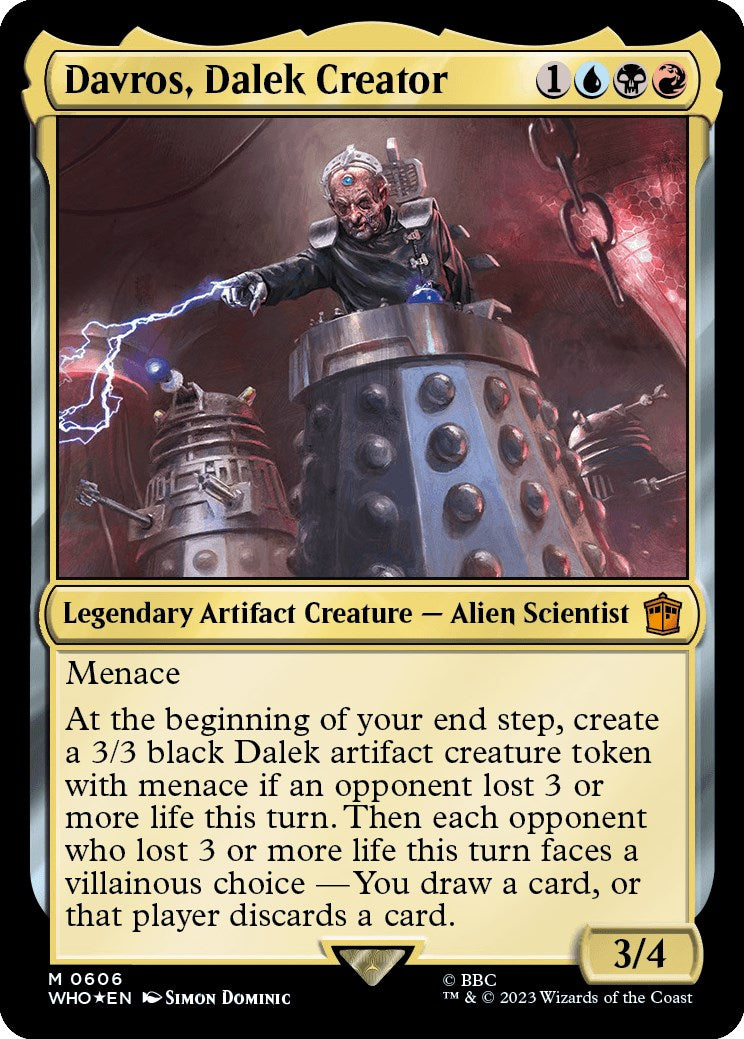 Davros, Dalek Creator (Surge Foil) [Doctor Who]