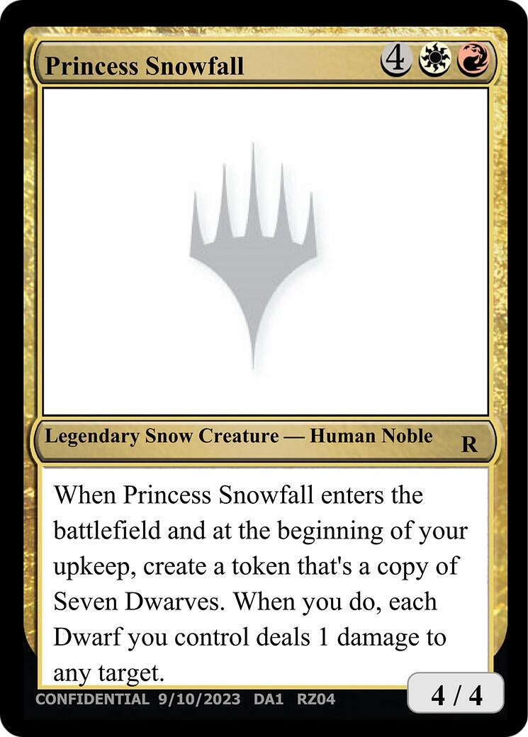 Image for Princess Snowfall (UNK) - Magic: The Gathering