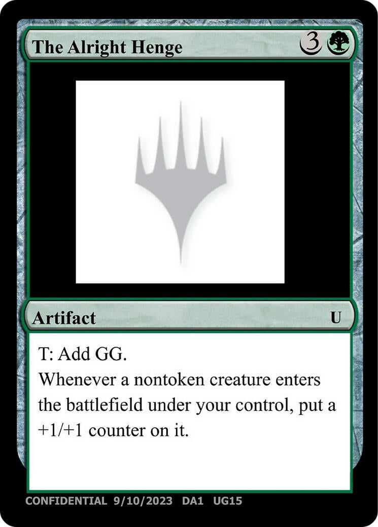 Image for The Alright Henge (UNK) - Magic: The Gathering