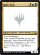 Image for Kallist Rhoka (UNK) - Magic: The Gathering