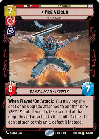 Pre Vizsla - Power Hungry (142/262) (142/262) [Shadows of the Galaxy]