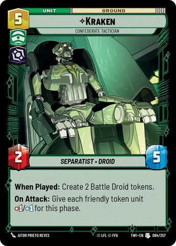 Kraken - Confederate Tactician (084/257) (084/257) [Twilight of the Republic]