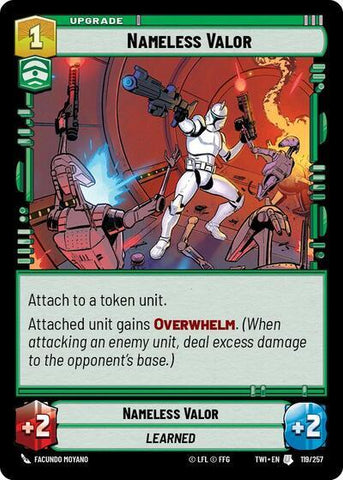 Nameless Valor (119/257) (119/257) [Twilight of the Republic]