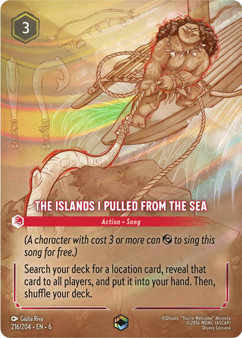 The Islands I Pulled From The Sea (Enchanted) (216/204) [Azurite Sea]