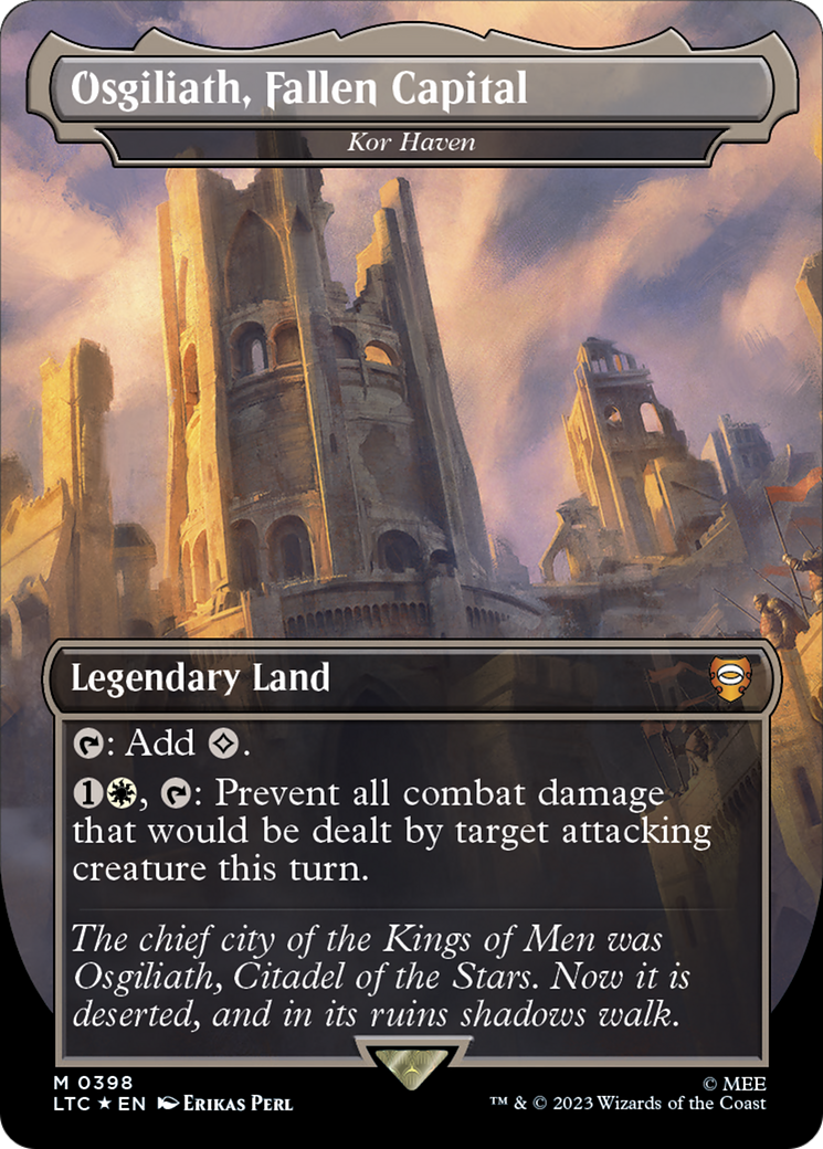 Osgiliath, Fallen Capital - Kor Haven (Surge Foil Realms and Relics) [The Lord of the Rings: Tales of Middle-Earth Commander]