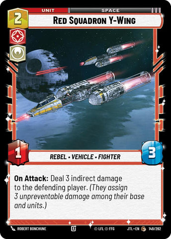 Red Squadron Y-Wing (149/262) (149/257) [Jump to Lightspeed]