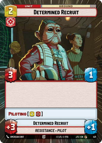 Determined Recruit (421) (Hyperspace) (421) [Jump to Lightspeed]