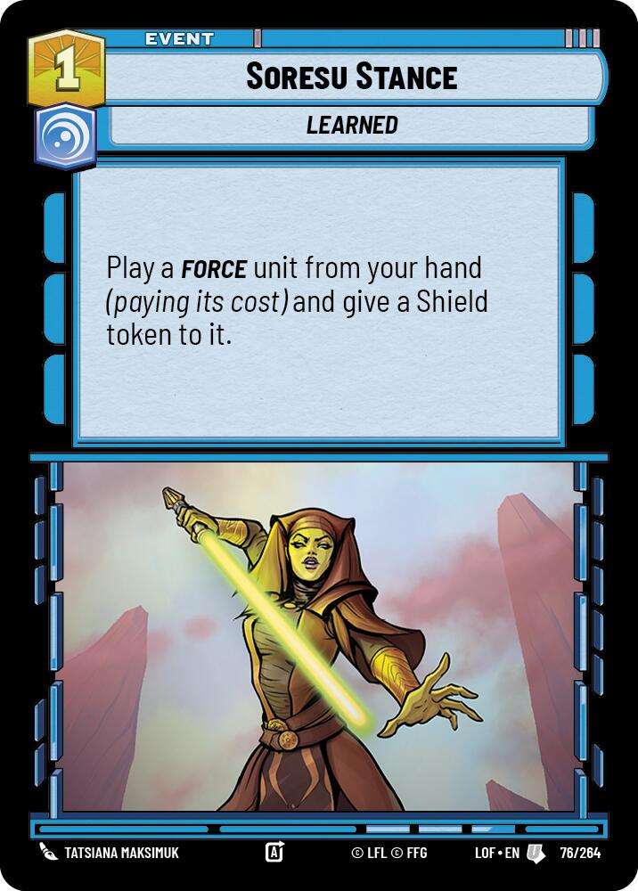 Soresu Stance (76/264) (76/264) [Legends of the Force]