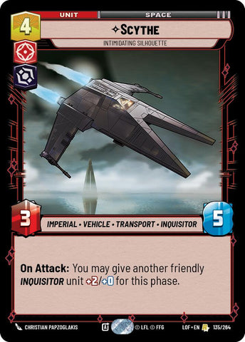 Scythe - Intimidating Silhouette (135/264) (135/264) [Legends of the Force]