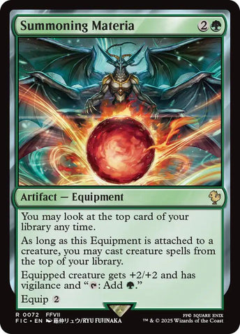 Summoning Materia (Surge Foil) [FINAL FANTASY Commander]