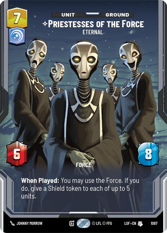 Priestesses of the Force - Eternal (1087) (Prestige Foil) (1087) [Legends of the Force]