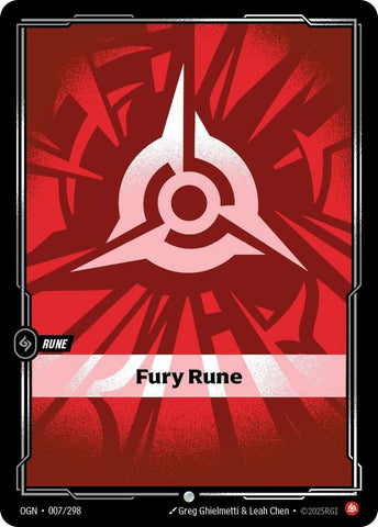Fury Rune (007/298) [Origins]