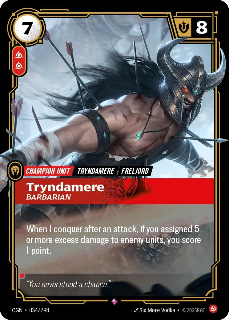 Tryndamere, Barbarian (034/298) (OGN)