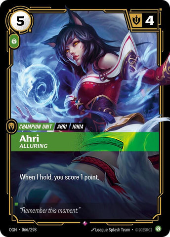 Ahri - Alluring (066/298) [Origins]