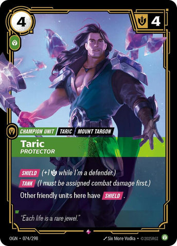 Taric - Protector (074/298) [Origins]