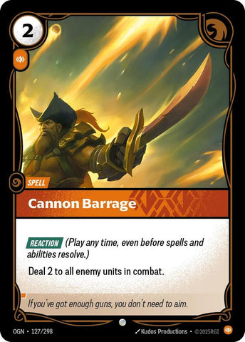 Cannon Barrage (127/298) [Origins]