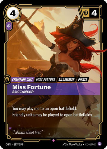 Miss Fortune - Buccaneer (193/298) [Origins]