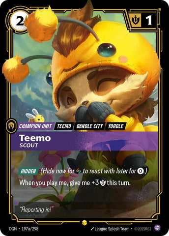 Teemo - Scout (Alternate Art) (197a/298) [Origins]