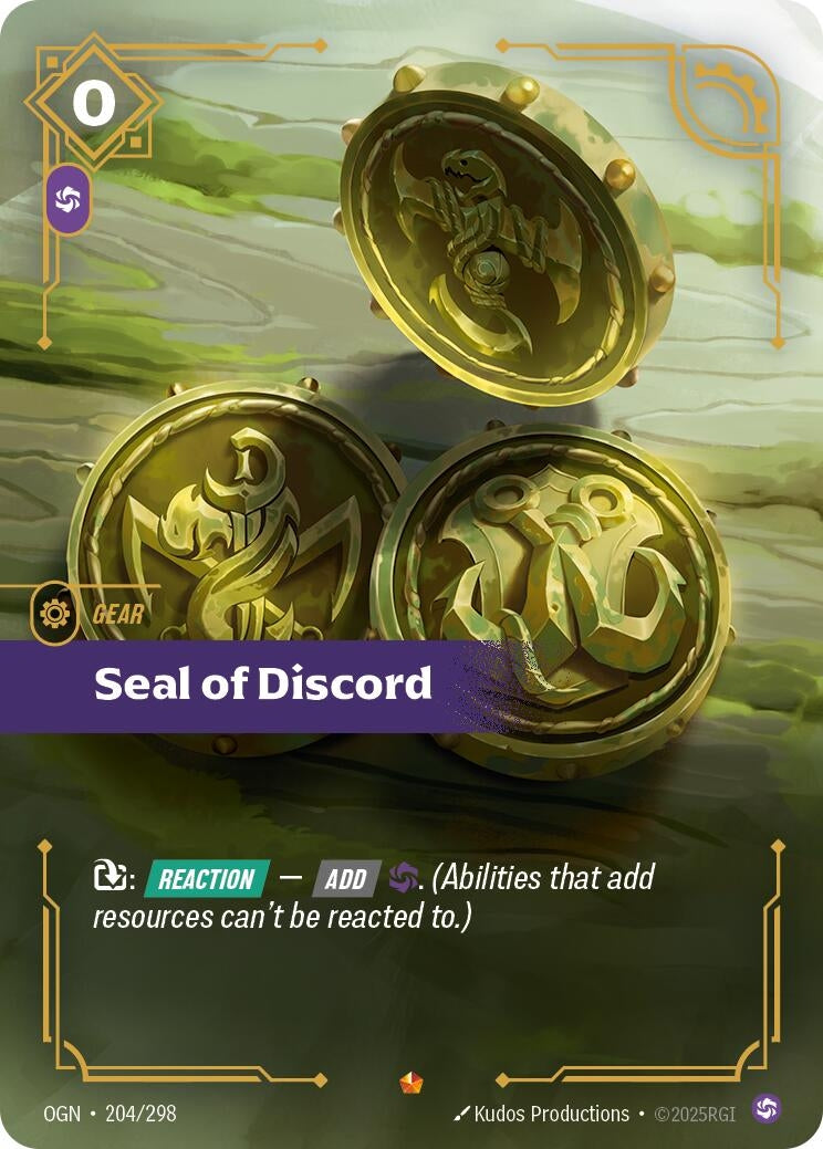 Seal of Discord (204/298) (OGN)