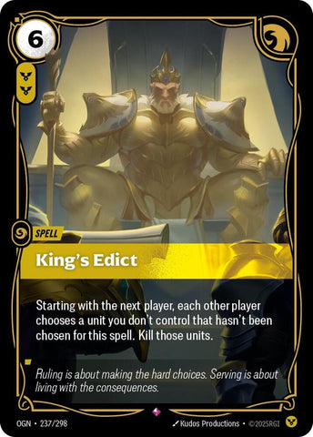 King's Edict (237/298) [Origins]