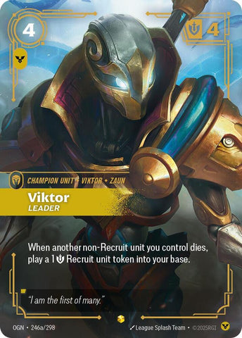 Viktor - Leader (Alternate Art) (246a/298) [Origins]