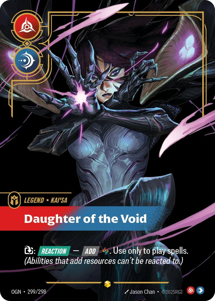 Kai'Sa, Daughter of the Void (Overnumbered) (299/298) (OGN)