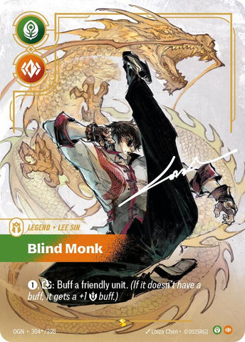 Lee Sin - Blind Monk (Signature) (304*/298) [Origins]