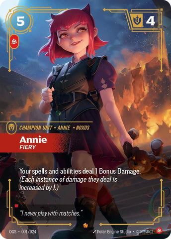 Annie - Fiery (001/024) [Origins: Proving Grounds]