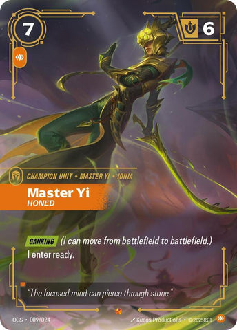 Master Yi - Honed (009/024) [Origins: Proving Grounds]
