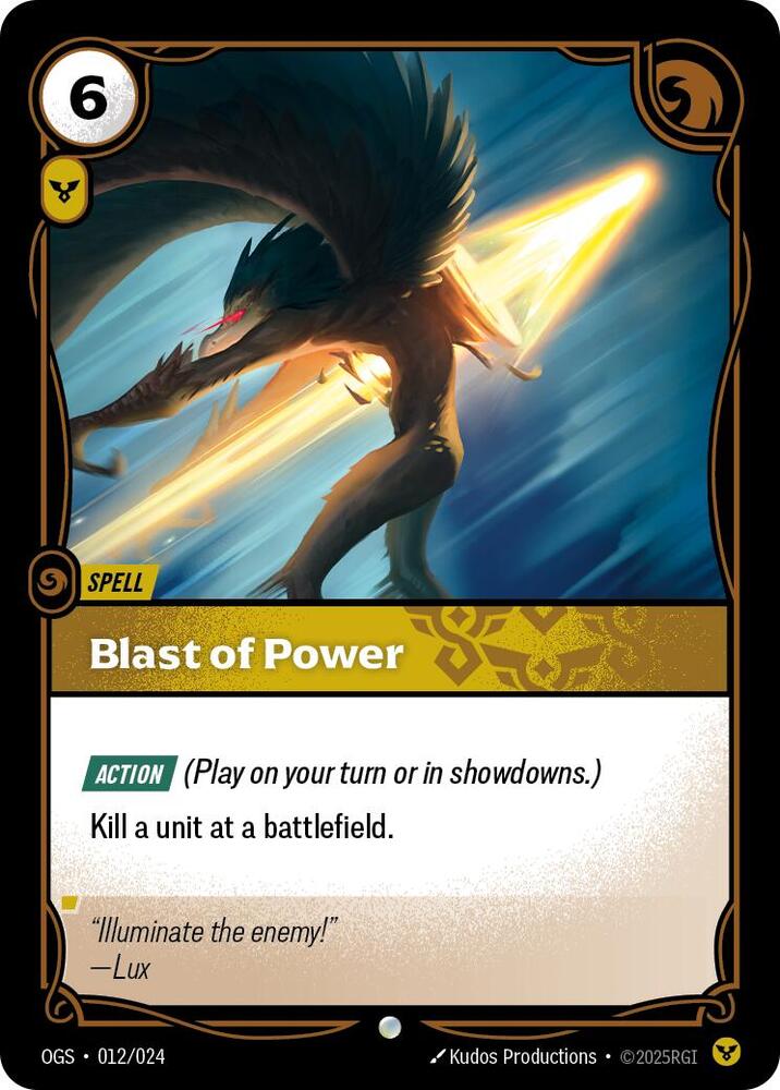 Blast of Power (012/024) [Origins: Proving Grounds]