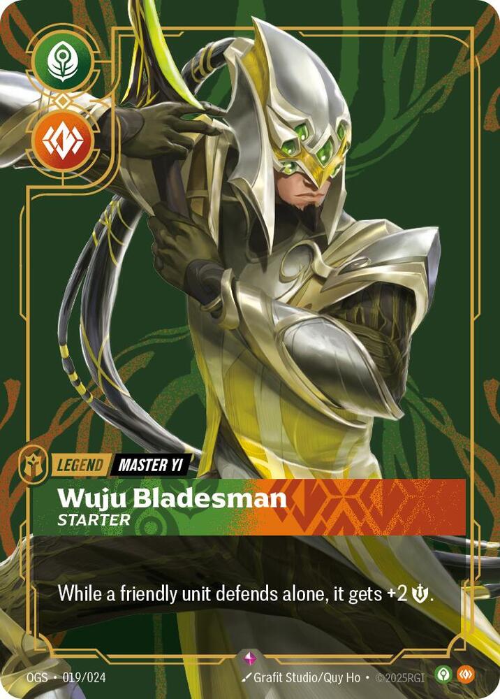 Master Yi - Wuju Bladesman (Starter) (019/024) [Origins: Proving Grounds]
